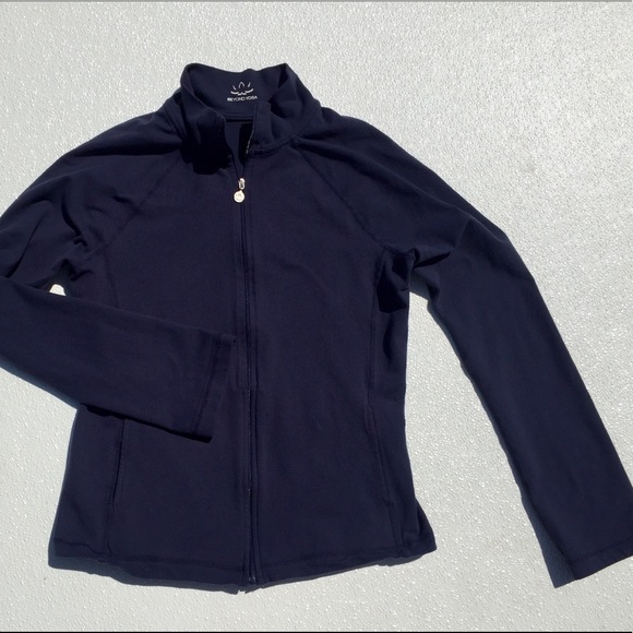 Beyond Yoga Tops - Beyond Yoga Navy Zipper Sweatshirt/ Jacket S